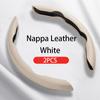 Hot Selling Universal Anti-Slip Sweat-Absorbing Flat-Mouth Design Nappa Leather Car Handle Wheel Cover Car Steering Wheel Cover