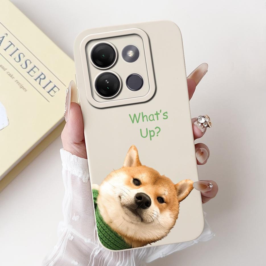 For Infinix Smart 7 HD Case X6516 Cute Funny Cartoon Cover Soft TPU Phone Case For Infinix Smart 7 Plus Smart7 X6515 Fundas Capa