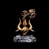 Trishul z Damru Tradycyjny Trishul Damru Shiva Trishul Posążek Dekoracyjny Element Dekoracyjny do Deski Rozdzielcze Samochodu Wystrój Domu