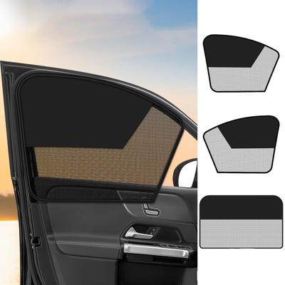 Autofenster Sonnenschutz Magnetisch Sichtschutz Seiten Sonnenschutz Windschutzscheibe UV-Schutz Magnetisches Autozubehör Kleine Sonnenschirme für Stoff