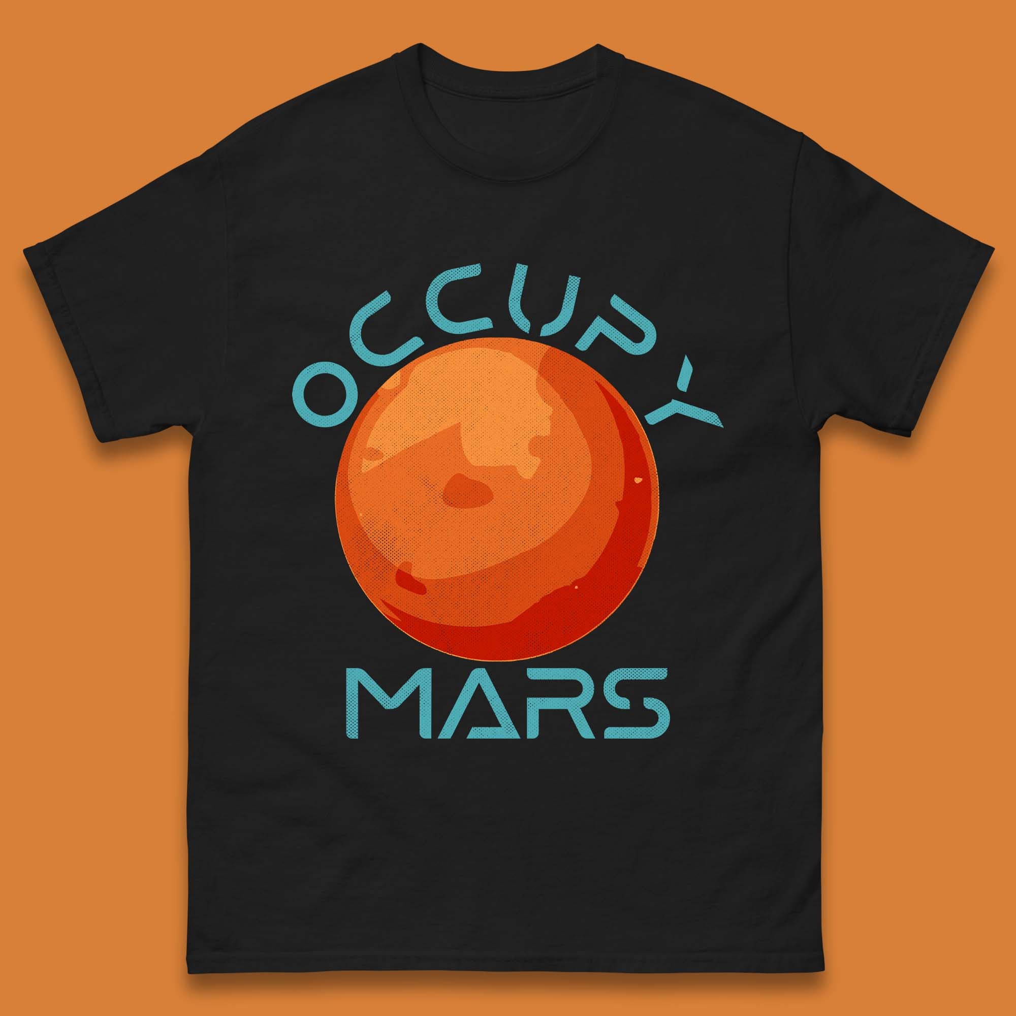 Occupy Mars Mens T-Shirt Womens Tops Tees S
