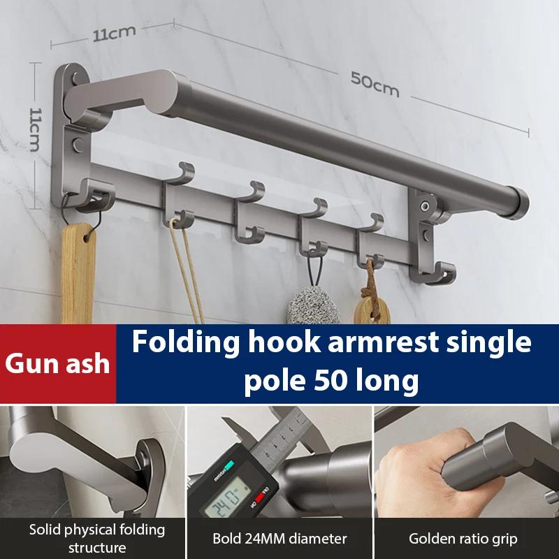 Bohrfreie Armlehne Klappbar Badezimmer Toilette Ältere Sicherheit Toilettenarmlehnen Geländer Schwangere Frauen Toilette Rutschfester Griff