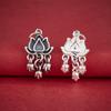 Handmade S925 Sterling Silver Lotus Tassel Charm Bracelet & Necklace