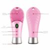 Silicone Electric Ultrasonic Scrubber High Frequency Vibration 9 Gear Sonic Scrubber Waterproof Rechargeable