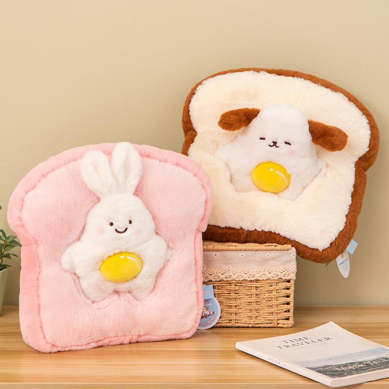 Rabbit Chicken Dog Bread Plush Toy Room Decoration Ornaments Gift Christmas