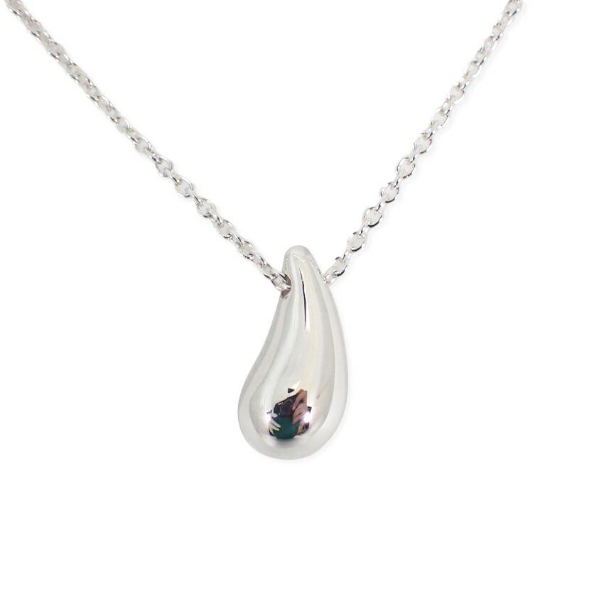 [Used] TIFFANY 925 Teardrop Pendant/Necklace/j69-10