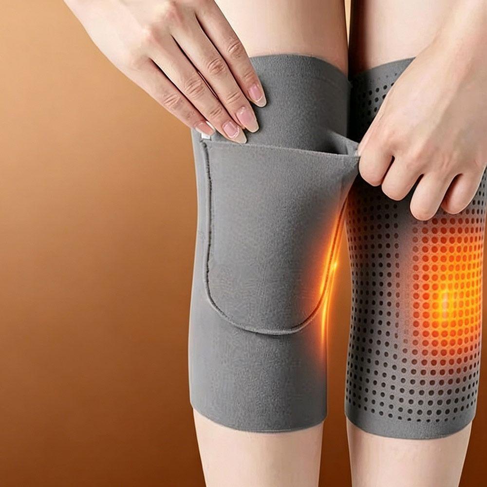 Insert Pocket Knee Sleeves Non-Slip Fabric Knee Warmer Sleeves Thermal Knee Warmers Winter Warmth