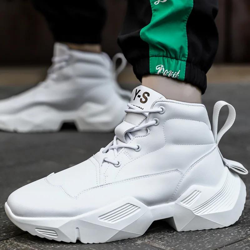 Podzimní zimní boty pro muže Štípená hovězí kůže Teplá kožešinová plyšová Pánská obuv Motocyklová jízda Lov tenisky