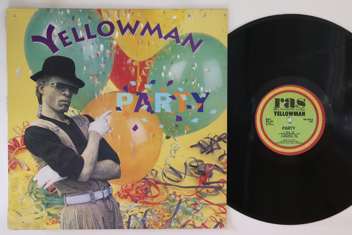 

LP Record YELLOWMAN Party RAS3073 REAL AUTHENTIC 1991 US Reggae Ska Dub Used