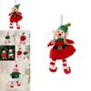 Holiday Elf Figurine Decoration With Soft Fabric For Christmas Tree Decor