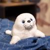 Fluffy Seal Adorable Plush Toy Cute Stuffed Animal For Kids Perfect Comfort Gift