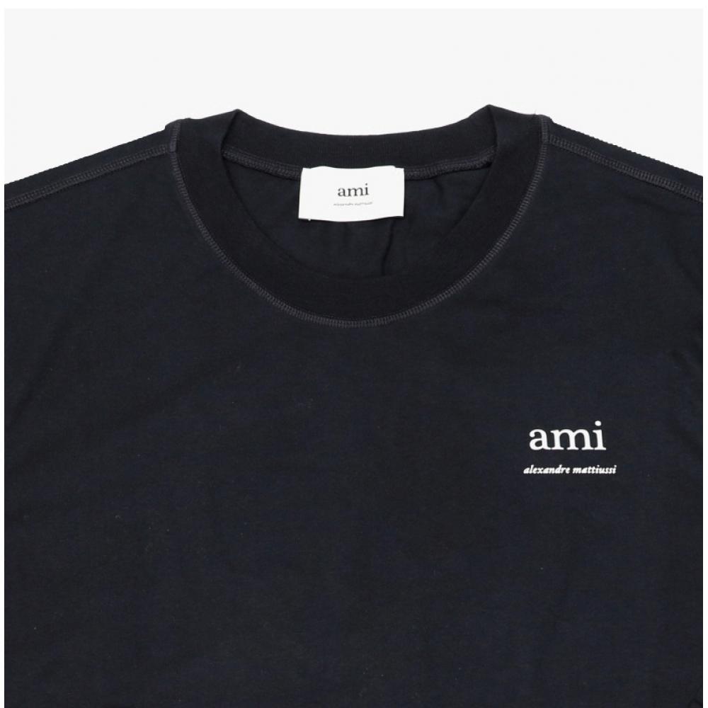Ami Men S Long Sleeve T ShirT maTiuShi Logo Je0119 4011