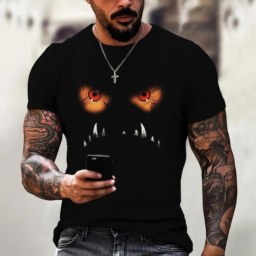 Devil Graphics T-Shirt Casual Men's Short Sleeved 3d Printed Tees Summer Mens Clothing  Male T-shirts
