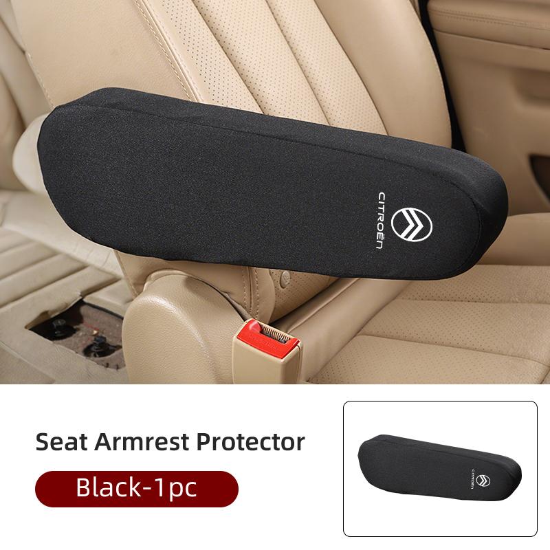 Car Seat Armrest Cover Soft Comfortable Elastic Cloth For Citroen C4 C3 C5 C1 C2 VTS Berlingo Celysee Xsara Picasso Aircross
