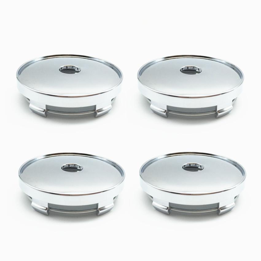 

4 Pcs ABS 60mm No Logo Blank Base Wheel Center Caps For 6cm Black or Silver Hub Cover Car Styling Auto Exterior Accessories