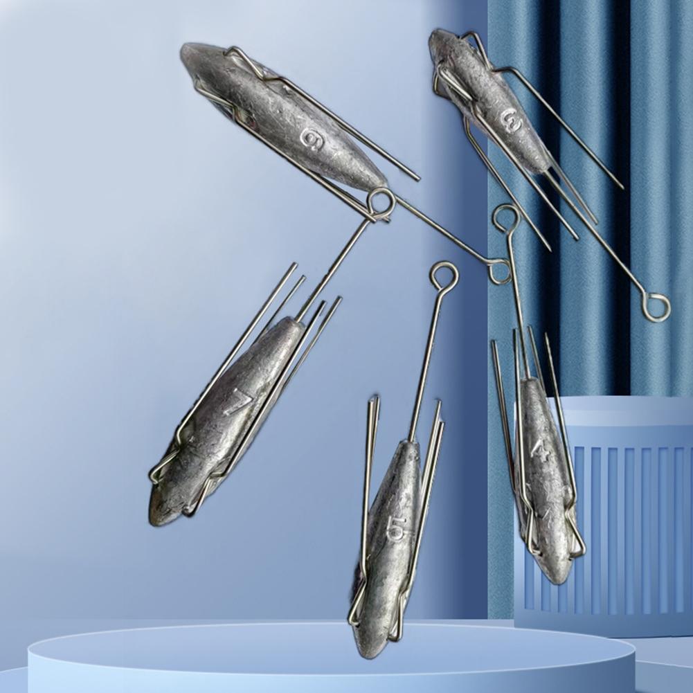 1/2/4PCS Sputnik Sinker Surf Fishing Tool Long Tail Saltwater Surf Casting Sinkers Catfish Beach Spider Weights Bass FishingTack