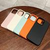 Fashion Soft Rubber Matte Leather Phone Case For iPhone 15 12 13 11 14 Pro Max Plus X XS Max XR Cases Cover for iPhone 15pro Max