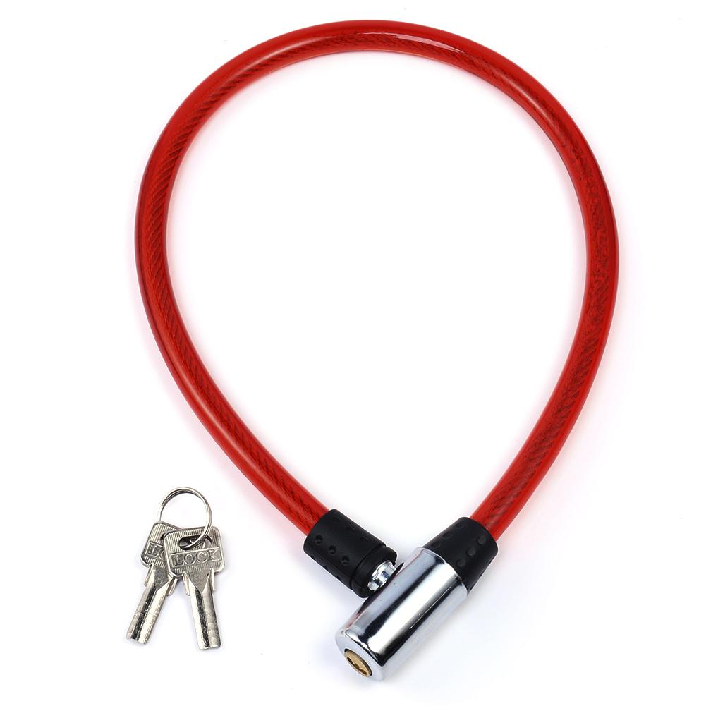 Multipurpose Bike Safety Lock for Bicycle Electric Vehicle Motorcycle Door Anti-theft Universal Safety Steel Wire Lock