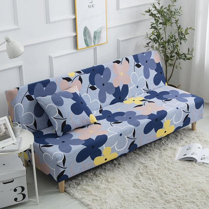 

1Комплект Тканинний Чохол для Дивана Загальний Всеохоплюючий Міцний Друкований Чохол для Дивана М яка Еластичність L синій