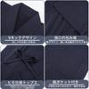 [YUKITAC] Men's Jinbei (Japanese summer wear) - Double Gauze, 100% Cotton, Top and Bottom Set, All-Season, Front Opening, Elastic Waistband with Draws