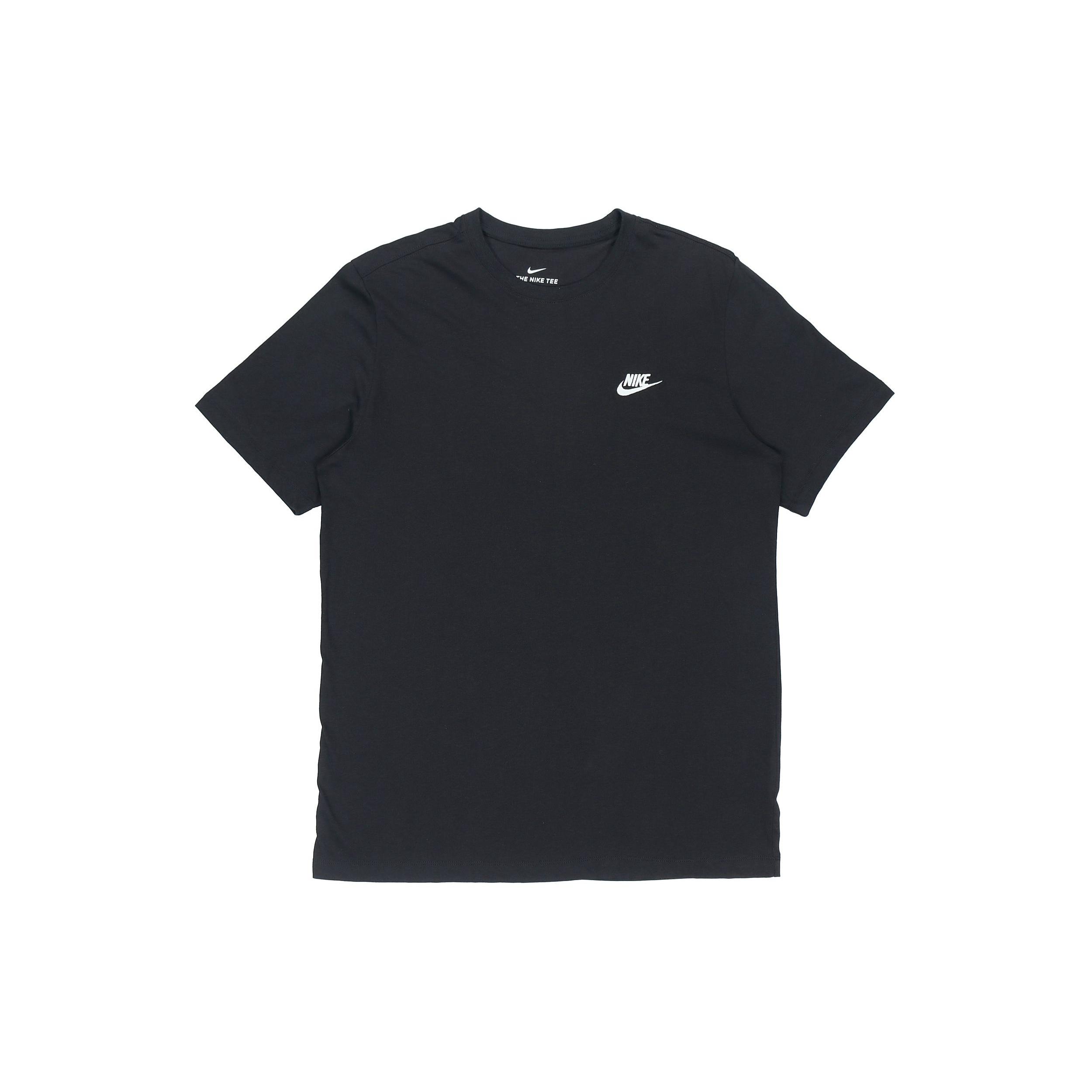 Nike Embroidered Logo Round Neck Short Sleeve Black Men s AR4997-013 S