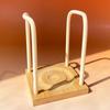 Wooden Bottom Disposable Cup Holder Nordic Style Mug Display Stand Organizer  Household