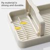 Foldable Pot Lid Holder Plastic Material Heat-Resistant Kitchen Storage Shelf Multifunctional Space Saving Tableware Storage