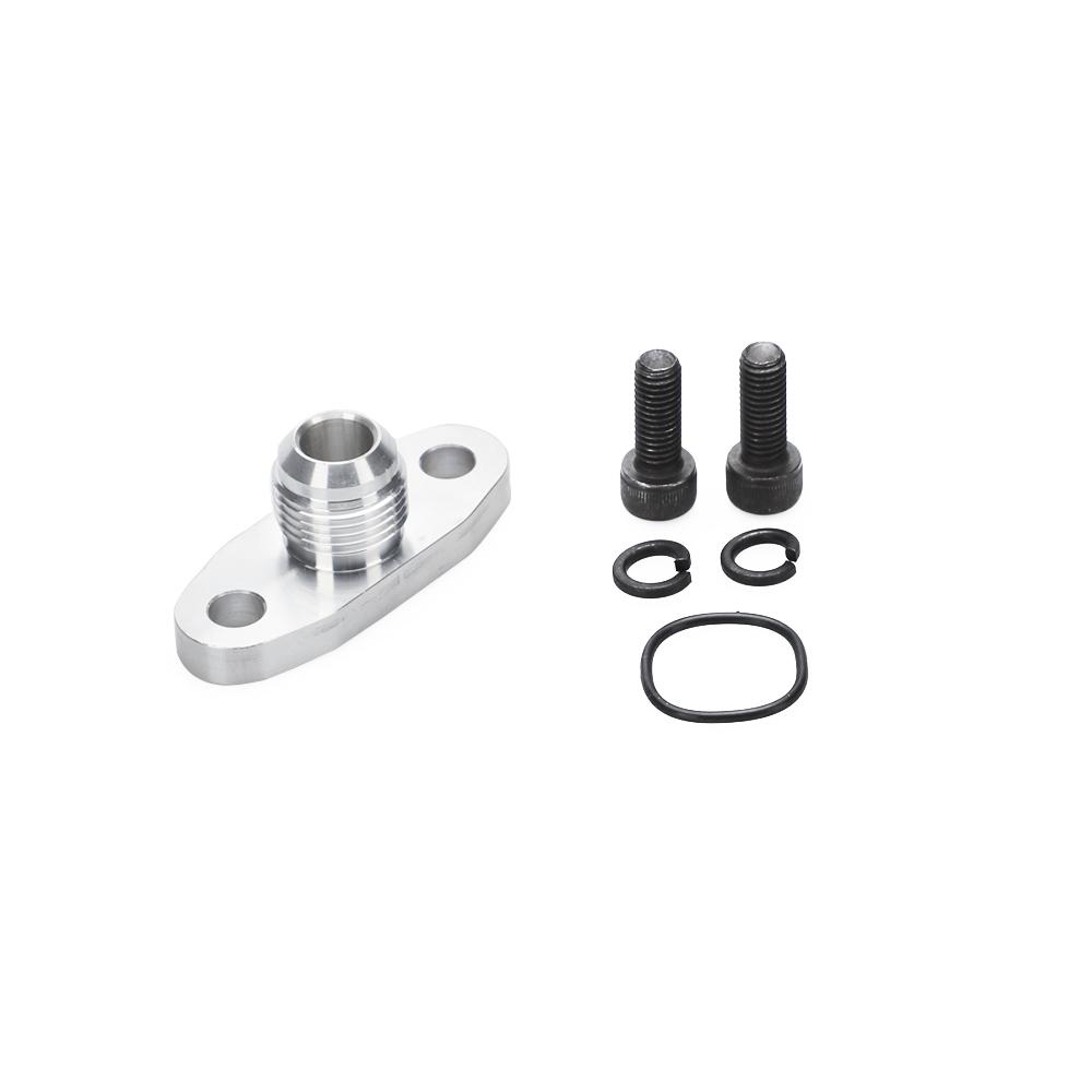 

An10 2 51 T25 electric Turbo back vr6 turbo Oil Return T3 Flange Adapter Process For garrett T4 GT28 GT30 GT35 m271