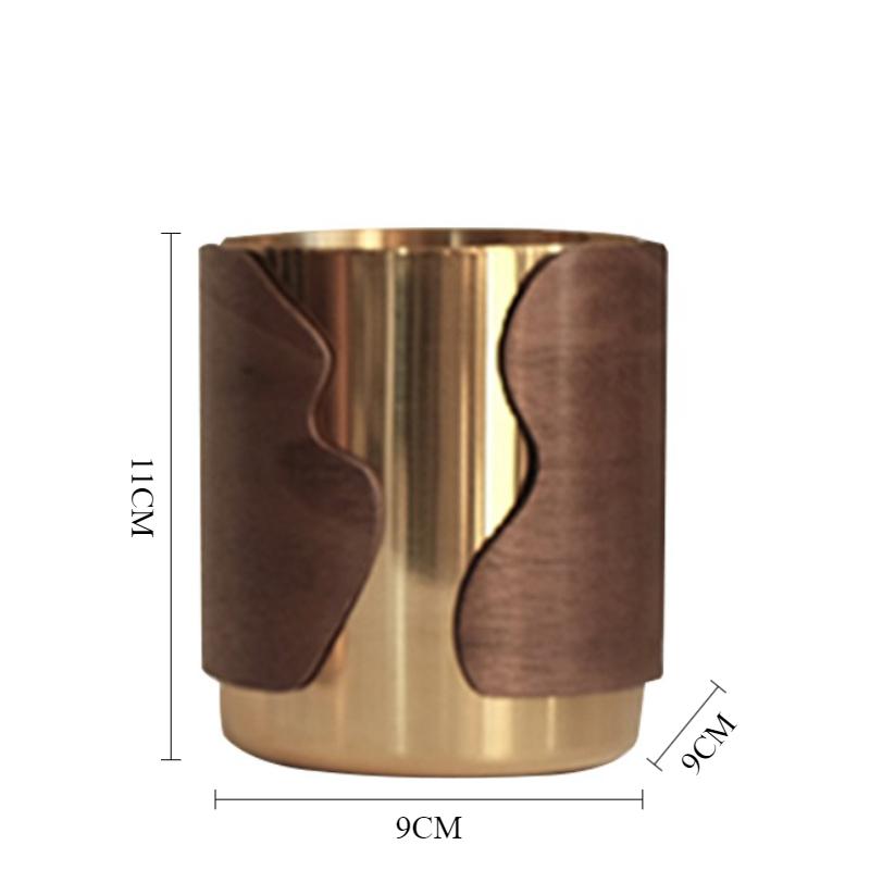 

Metal Pen Holder Modern Aesthetic Creativity Minimalist Brush Pots Art Mini Storage Jars Home Table Decoration Accessories