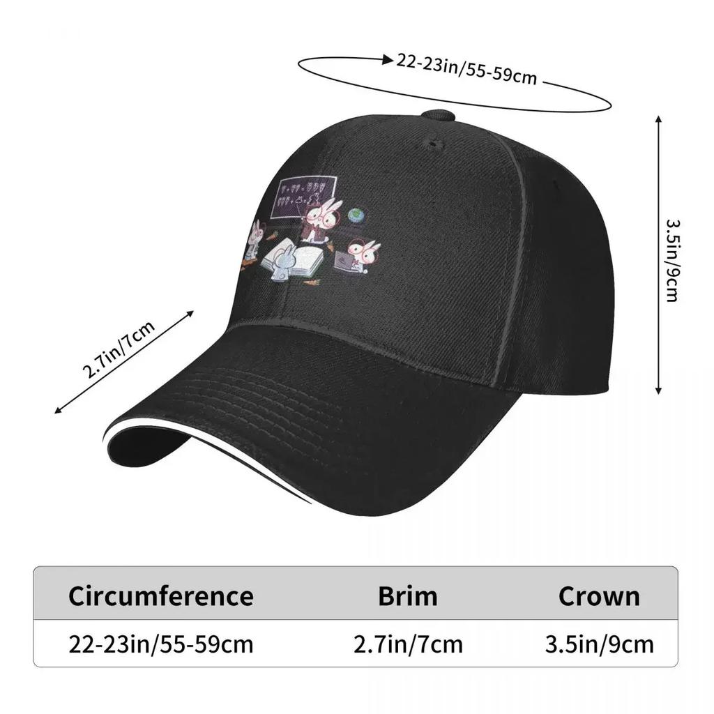 Science Bunnies Baseball Cap Cosplay Visor Men Caps Women's