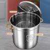 Commercial 304 Stainless Steel Soup Pot with Lid