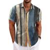 Men's Summer Short Sleeve Casual Button Down Shirt