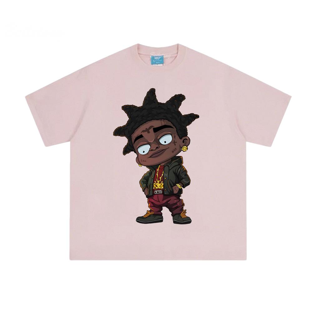 Kodak Black 2025 NewT Shirt Summer Round Neck Tee-shirt 100%Cotton Clothing High Quality Female/Male Hip Hop Tops