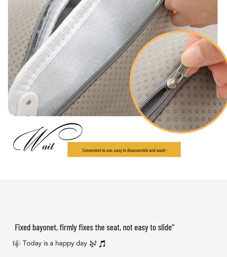 Θερμαινόμενο Μαξιλάρι Καρέκλας Γραφείου με Αποσπώμενη, Πλενόμενη Πλάτη - Ιδανικό για Χειμερινή Άνεση