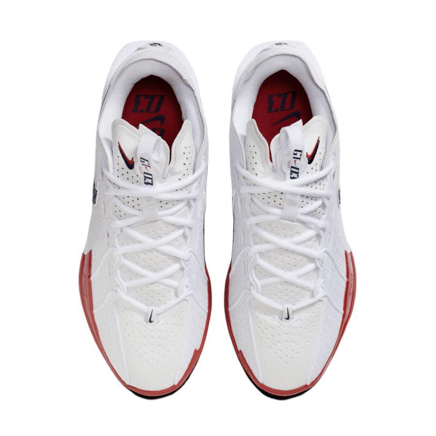 Nike Air Zoom GT Cut 3 EP USA Unisex Sneakers White Obsidian University-Red DV2918-103