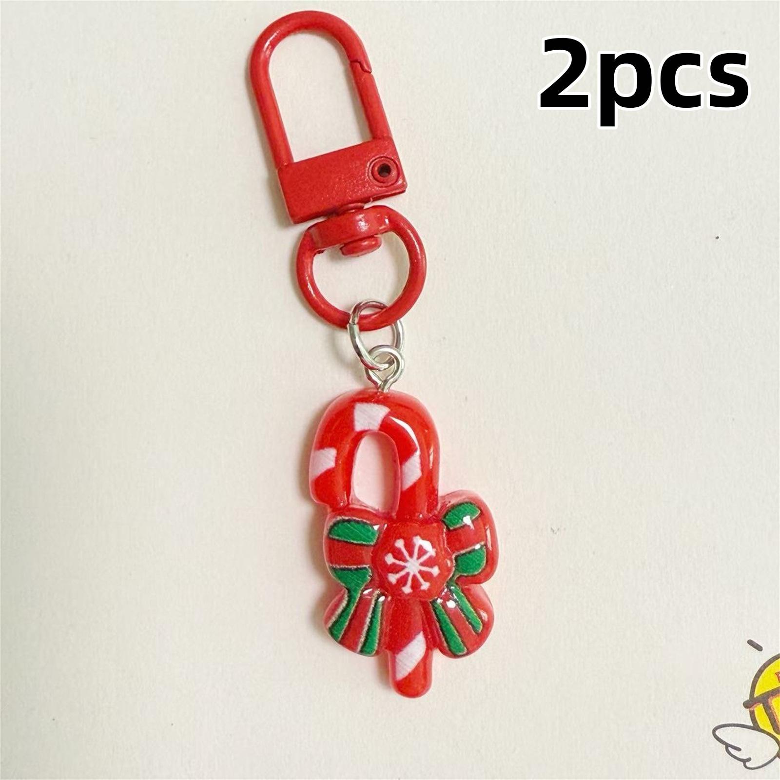 

2/5/10 шт. Милые мультяшные лоси Санта венок снеговик смола брелок шармы подвеска для сумки рождественские украшения подарки для друзей A7