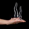 Crystal Transparent Butt Plug Long-Term Wear Anal Dilatation Device Back Court Masturbation Super Long Deep Butt Plug Sex Toy