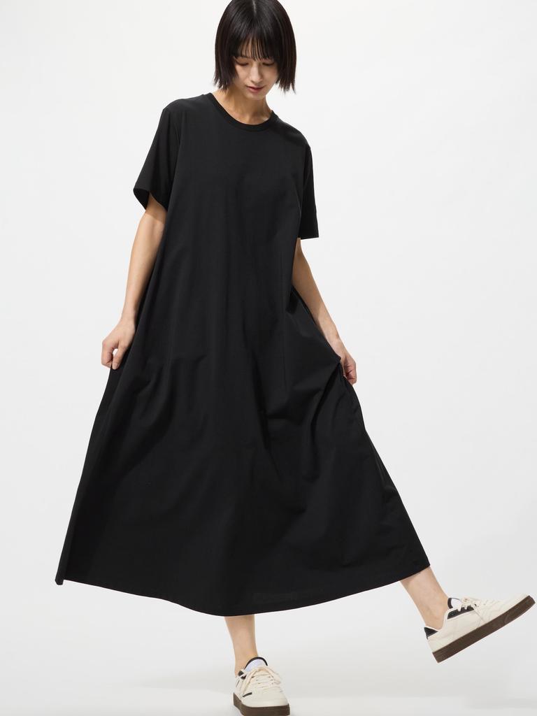 Uniqlo Airism CoTTon T Dress  shorT Sleeve 
