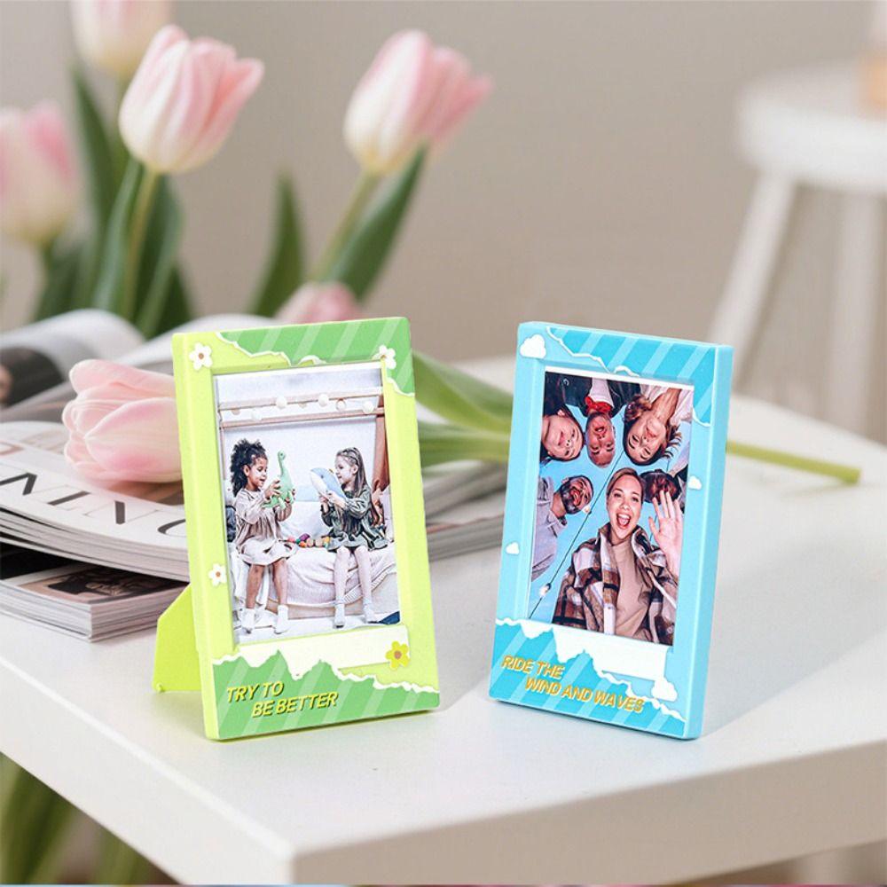3 Inch 3 Inch Photo Frame Mini Mini Film Frame Color Frame 3 Inch Photo Holder  Children's Art