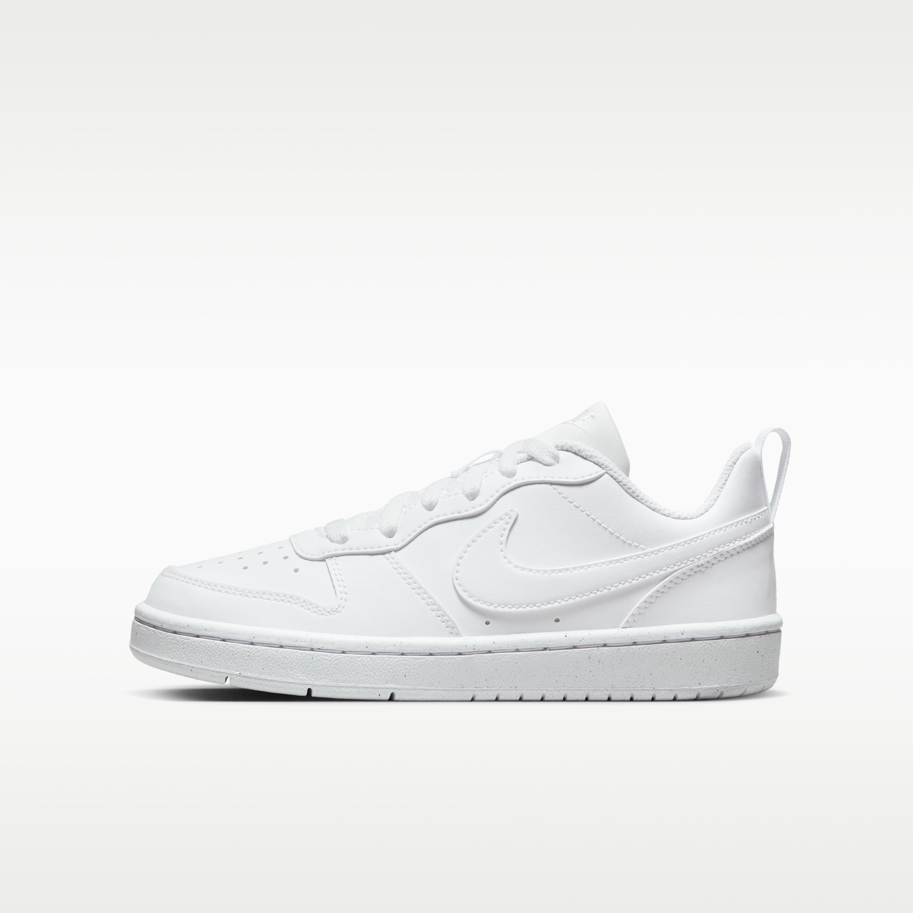 Nike Court Borough Low Recraft Тройной белый (GS) 36