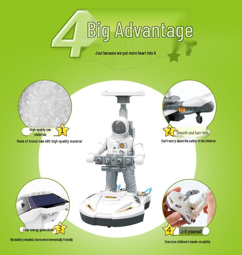 13-in-1 DIY Solar-Powered Toy Car & Intelligent Robot Kit