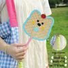 Handmade Colorful Wheat Straw Fan