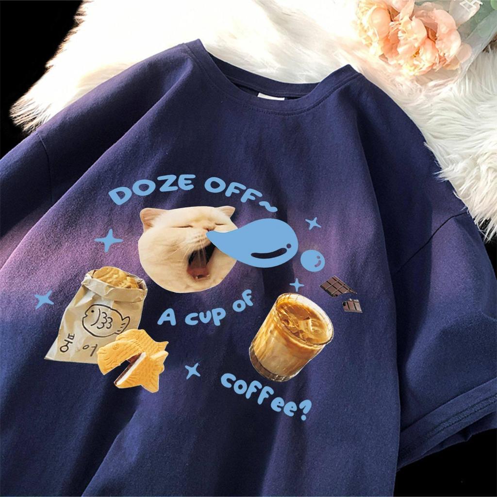 Trendy Pure Cotton Girls' T-shirt - Instagram Style, Couple's Look, Summer Loose Fit, American Half Sleeve, Versatile Women's Top