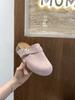 Inner height increase single shoe bag head half slippers women's shoes outer wear 2025 summer vacation style retro Roman Birkenstock sandals