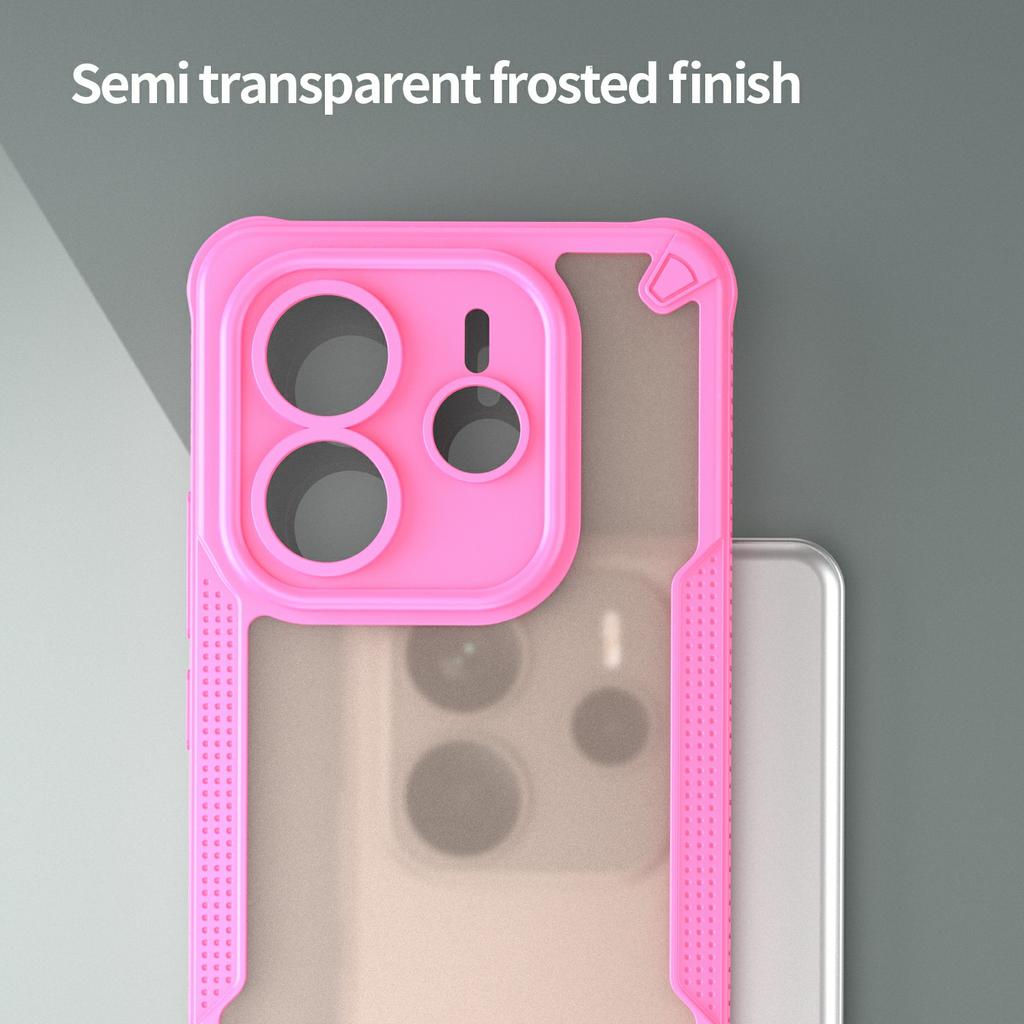 For Xiaomi Redmi Note 14 5G Case Hybrid Frosted Phone Back Cover