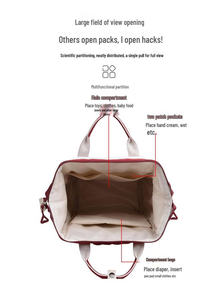 Trendiger leichter Rucksack mit großem Fassungsvermögen für Damen - Perfekt für High School, Universität oder Mütter