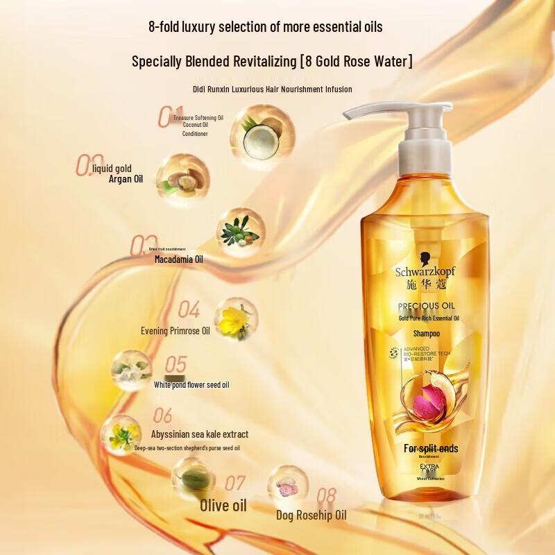 Schwarzkopf Gold Pure Oil Nourishing Shampoo & Conditioner Set