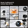 Ai Intelligence Robot Wifi Bluetooth Voice Control Chat Companion Learning Machine With Clock Alarm Desktop Speaker For Kids