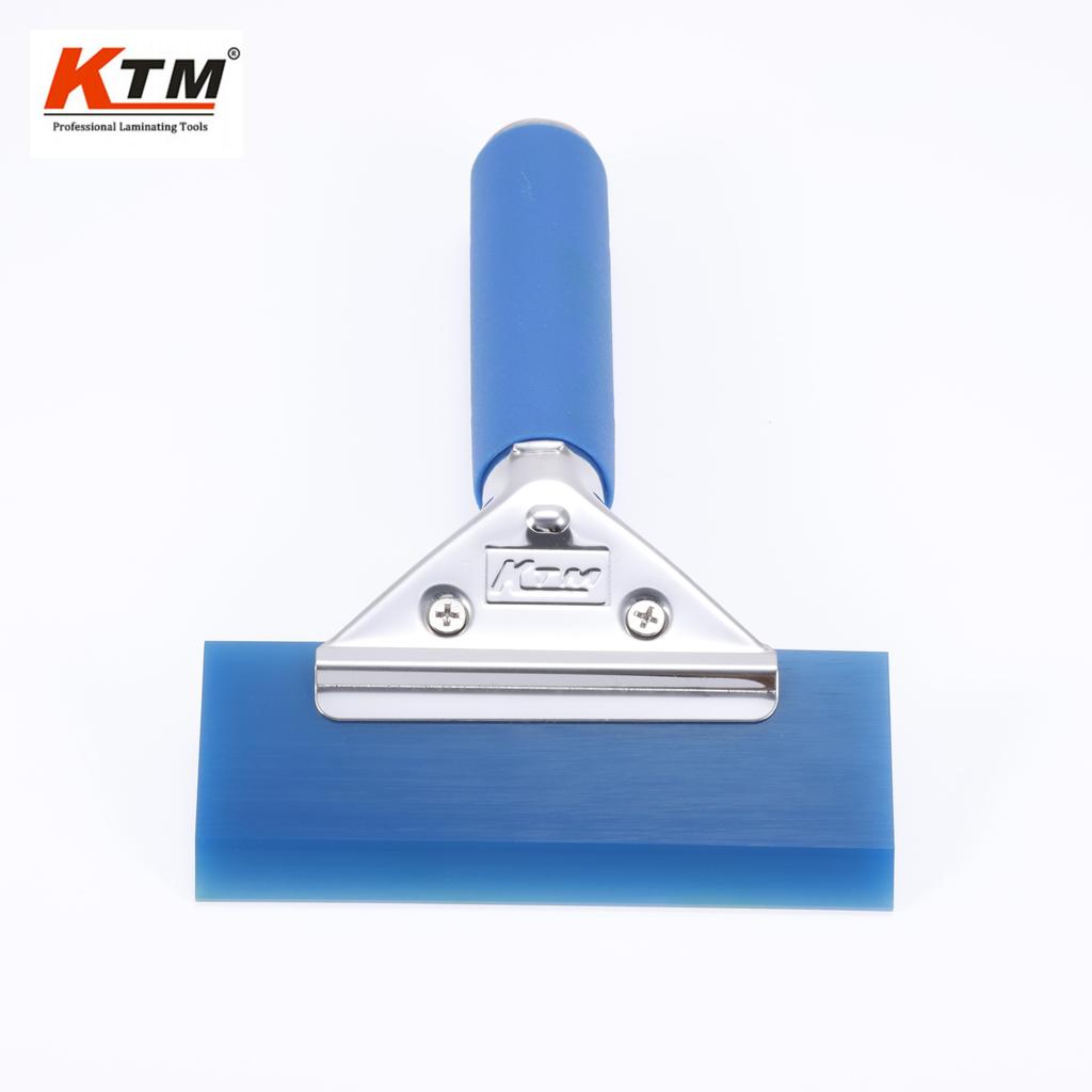 KTM Metal LONG Handle Rubber Squeegee Car Cleaning Tool Carbon Vinyl Wrap Window Tint  Clean Water Wiper Snow Ice Scraper Window Tint Tools