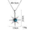 Titanium Steel Star Necklace for Women Planet Moon Astronaut Pendant Necklaces Jewelry Gifts